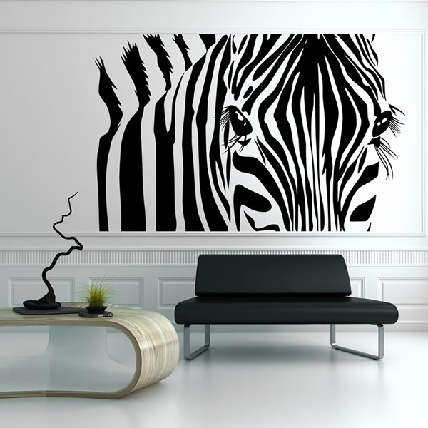 vinil decorativo moderno zebra