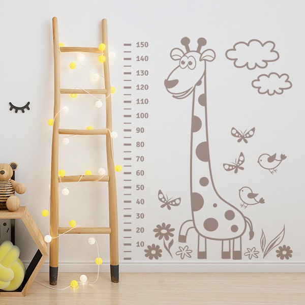 Vinil decorativo infantil girafa